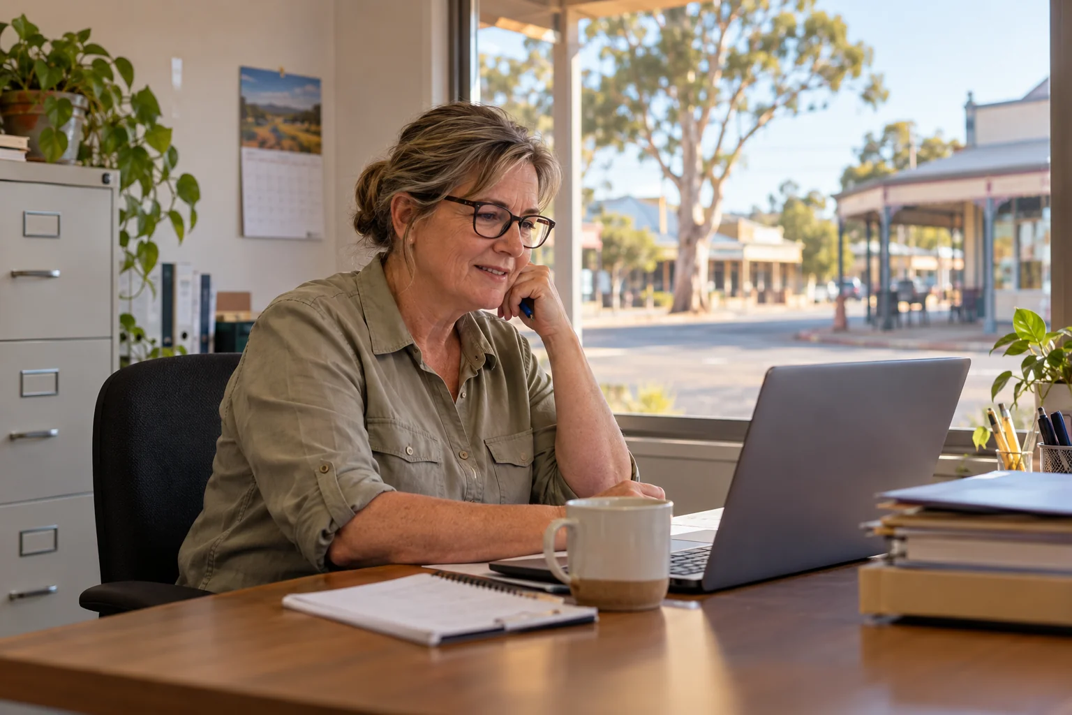 Regional business owner getting remote IT support